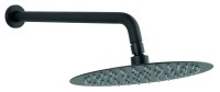 Ferro Slimline Black 250 mm-es fejzuhany zuhanykarral, fekete