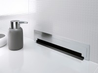 Ferro Wall Slim 30 cm-es zuhanyfolyóka, rozsdamentes acél